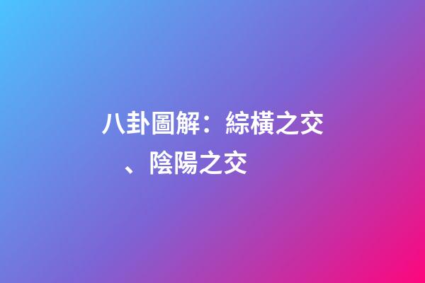 八卦圖解：綜橫之交、陰陽之交
